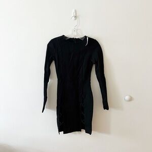 Windsor black long sleeve dress